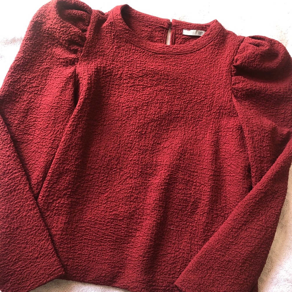 Zara puff sleeve top